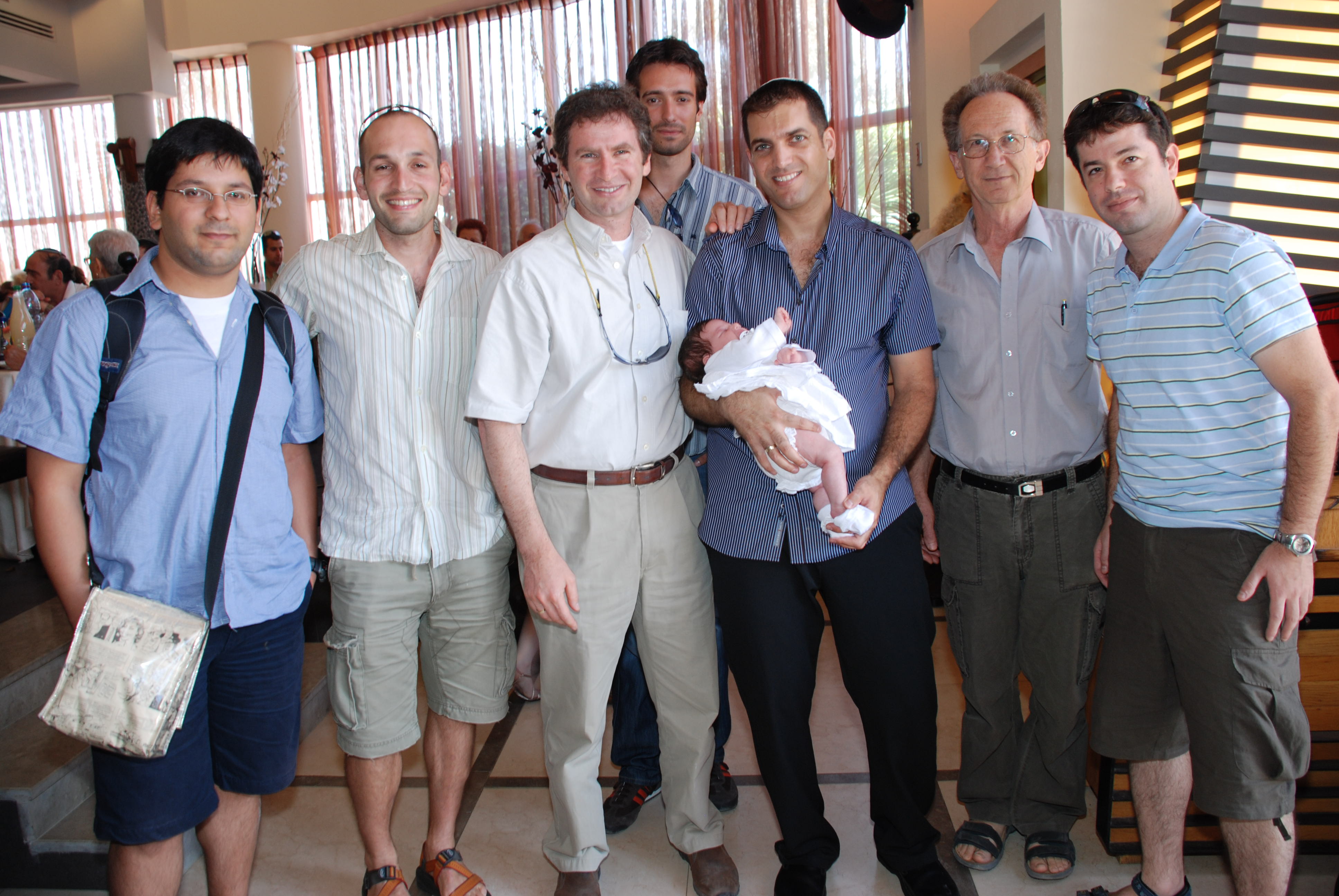 Nir's first

 born baby-girl celebration, July 2, 2010