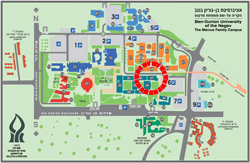 BGU campus map